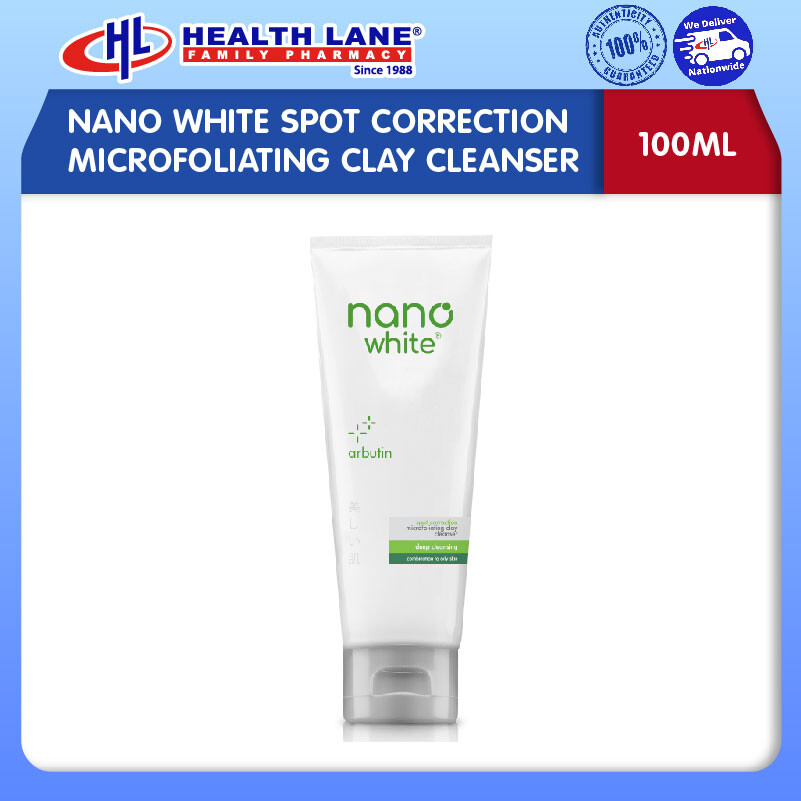 NANO WHITE SPOT CORRECTION MICROFOLIATING CLAY CLEANSER 100ML